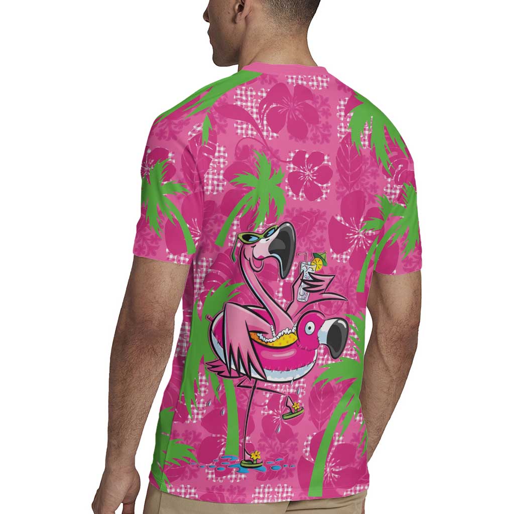 Aloha Hawaii Christmas Rugby Jersey Mele Kalikimaka Chill Flamingo Palaka Quilt Motifs LT14 - Polynesian Pride