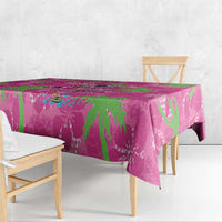 Aloha Hawaii Christmas Tablecloth Mele Kalikimaka Chill Flamingo Palaka Quilt Motifs LT14 - Polynesian Pride