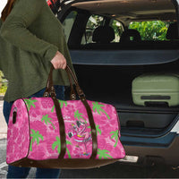 Aloha Hawaii Christmas Travel Bag Mele Kalikimaka Chill Flamingo Palaka Quilt Motifs LT14 - Polynesian Pride
