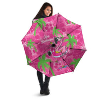 Aloha Hawaii Christmas Umbrella Mele Kalikimaka Chill Flamingo Palaka Quilt Motifs LT14 - Polynesian Pride