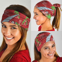 Aloha Hawaii Christmas Neck Gaiter Mele Kalikimaka Windsurfing Santa Palaka Quilt Motifs LT14 - Polynesian Pride