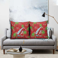 Aloha Hawaii Christmas Pillow Cover Mele Kalikimaka Windsurfing Santa Palaka Quilt Motifs LT14 - Polynesian Pride