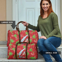 Aloha Hawaii Christmas Travel Bag Mele Kalikimaka Windsurfing Santa Palaka Quilt Motifs LT14 - Polynesian Pride