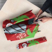 Aloha Hawaii Christmas Umbrella Mele Kalikimaka Windsurfing Santa Palaka Quilt Motifs LT14 - Polynesian Pride