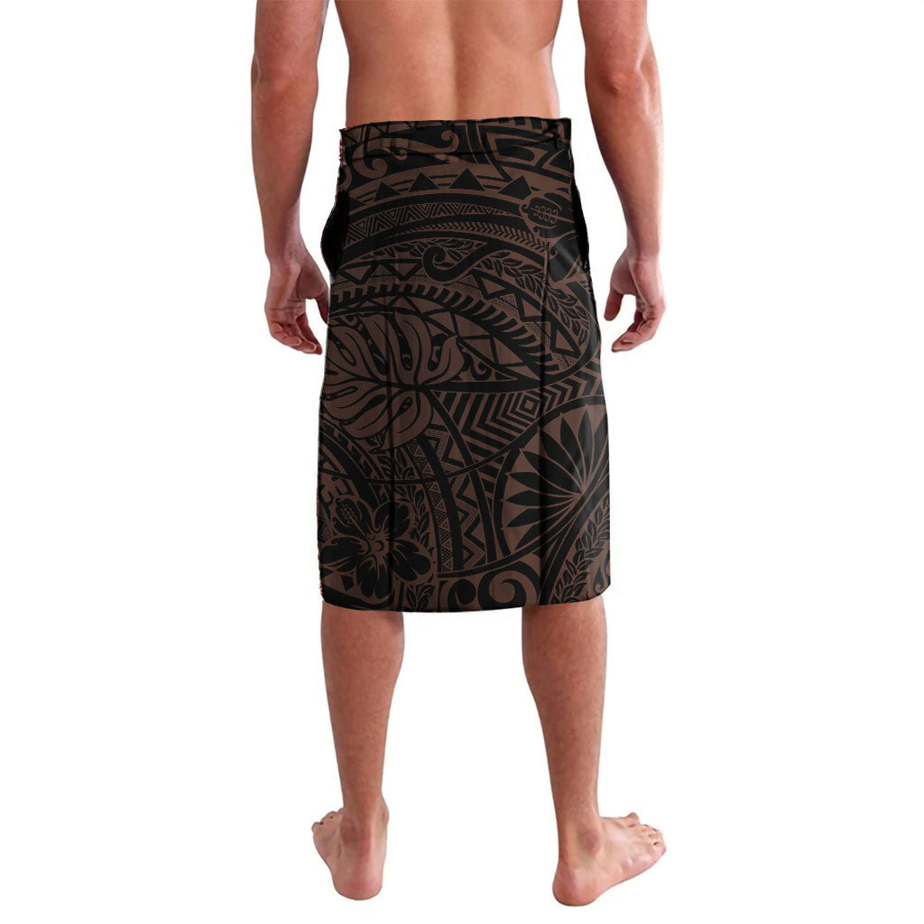 Polynesia Leukemia Awareness Month Lavalava Warrior Butterfly Polynesian Orange Ribbon LT14 - Polynesian Pride