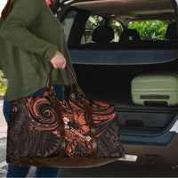 Polynesia Leukemia Awareness Month Travel Bag Warrior Butterfly Polynesian Orange Ribbon LT14 - Polynesian Pride