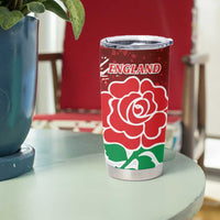 New Zealand And England Rugby Tumbler Cup World Cup All Black Combine Red Roses LT14 - Polynesian Pride