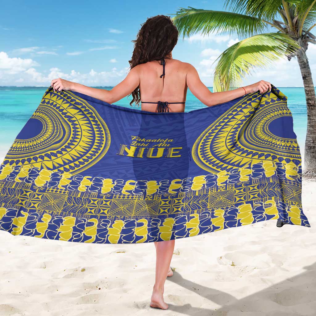 Fakaalofa Lahi Atu Niue Sarong Siapo Pattern With Puakenikeni LT14 - Polynesian Pride