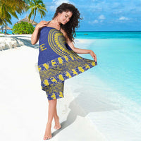 Fakaalofa Lahi Atu Niue Sarong Siapo Pattern With Puakenikeni LT14 - Polynesian Pride