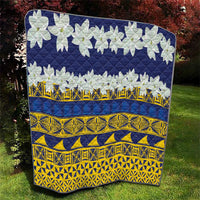 Tokelau Language Week Quilt Tokelauan Tuluma With Gardenia Thunbergia