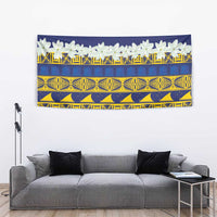 Tokelau Language Week Tapestry Tokelauan Tuluma With Gardenia Thunbergia