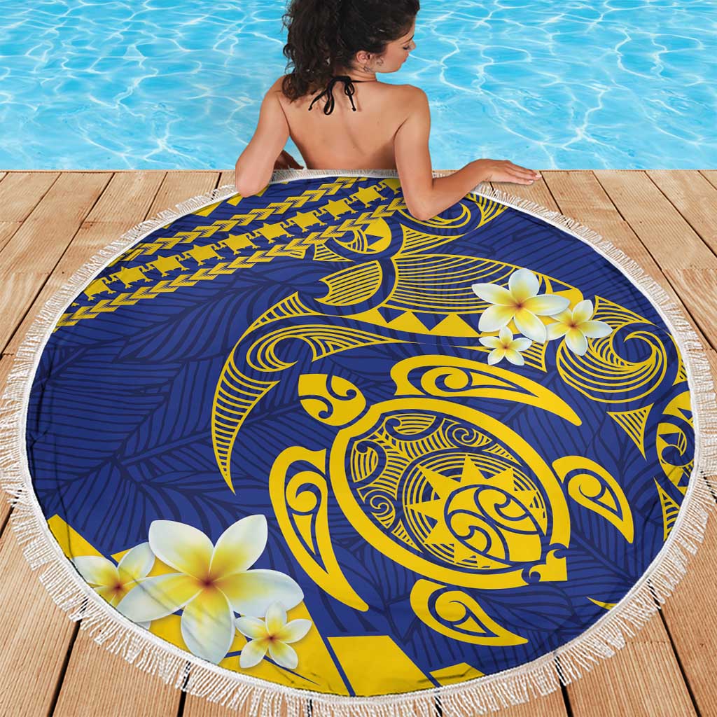 Te Vaiaho o te Gagana Tokelau Beach Blanket Polynesian Turtle - Malo Ni!