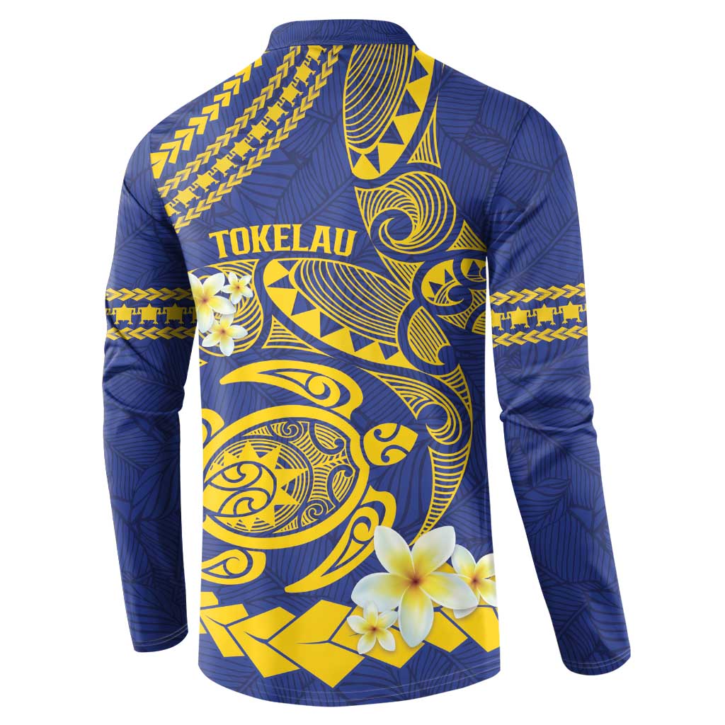 Te Vaiaho o te Gagana Tokelau Button Sweatshirt Polynesian Turtle - Malo Ni!