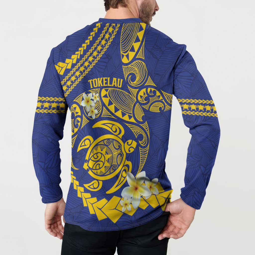Te Vaiaho o te Gagana Tokelau Button Sweatshirt Polynesian Turtle - Malo Ni!