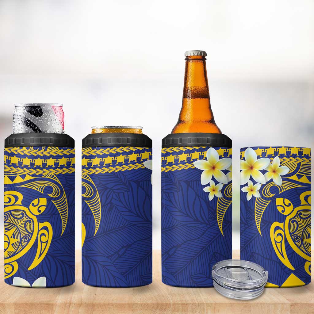 Te Vaiaho o te Gagana Tokelau 4 in 1 Can Cooler Tumbler Polynesian Turtle - Malo Ni! LT14 - Polynesian Pride