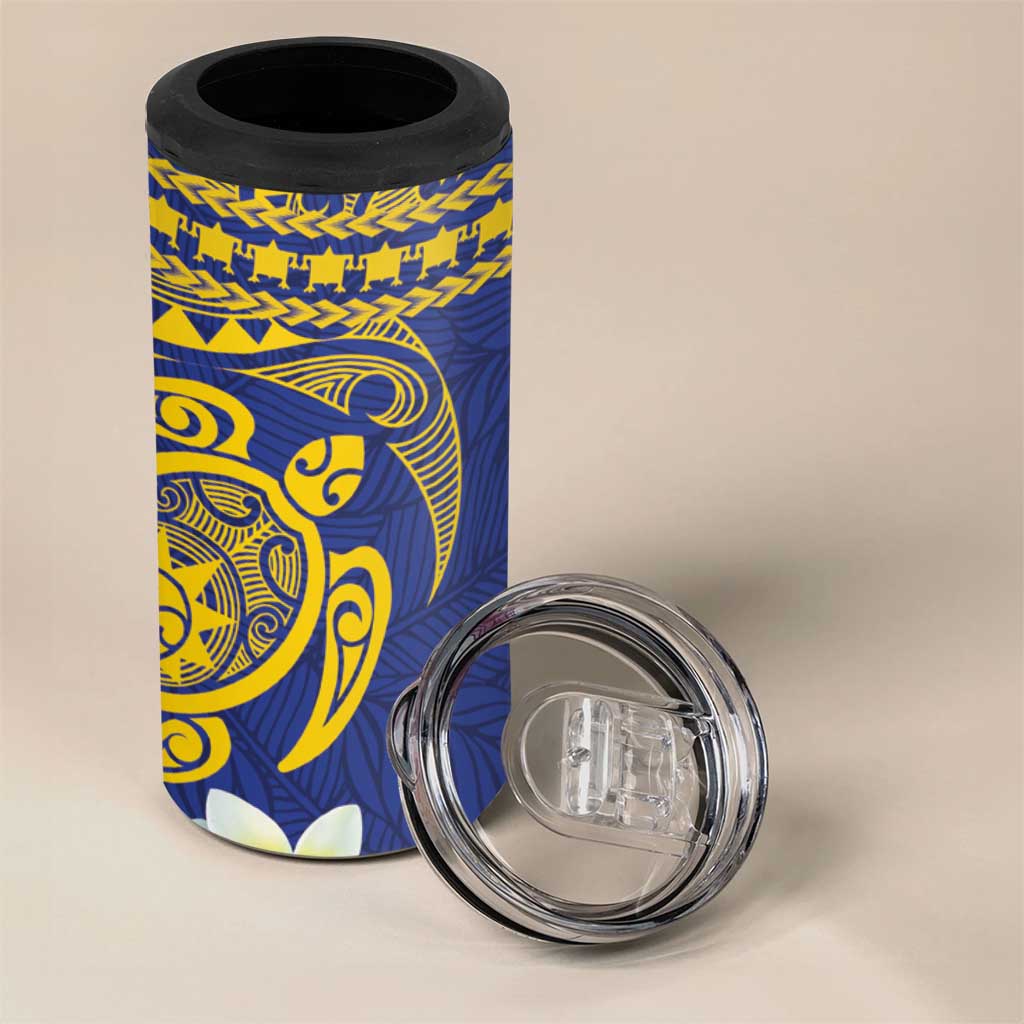 Te Vaiaho o te Gagana Tokelau 4 in 1 Can Cooler Tumbler Polynesian Turtle - Malo Ni! LT14 - Polynesian Pride