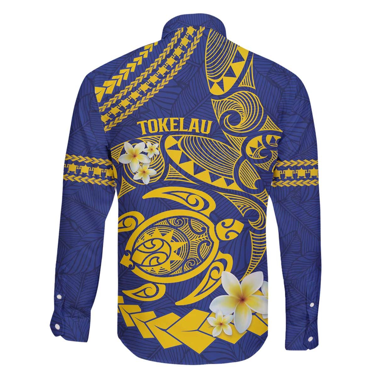 Te Vaiaho o te Gagana Tokelau Family Matching Off The Shoulder Long Sleeve Dress and Hawaiian Shirt Polynesian Turtle - Malo Ni! LT14 - Polynesian Pride