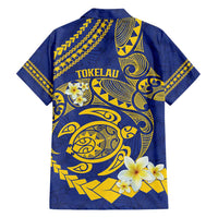 Te Vaiaho o te Gagana Tokelau Family Matching Summer Maxi Dress and Hawaiian Shirt Polynesian Turtle - Malo Ni!