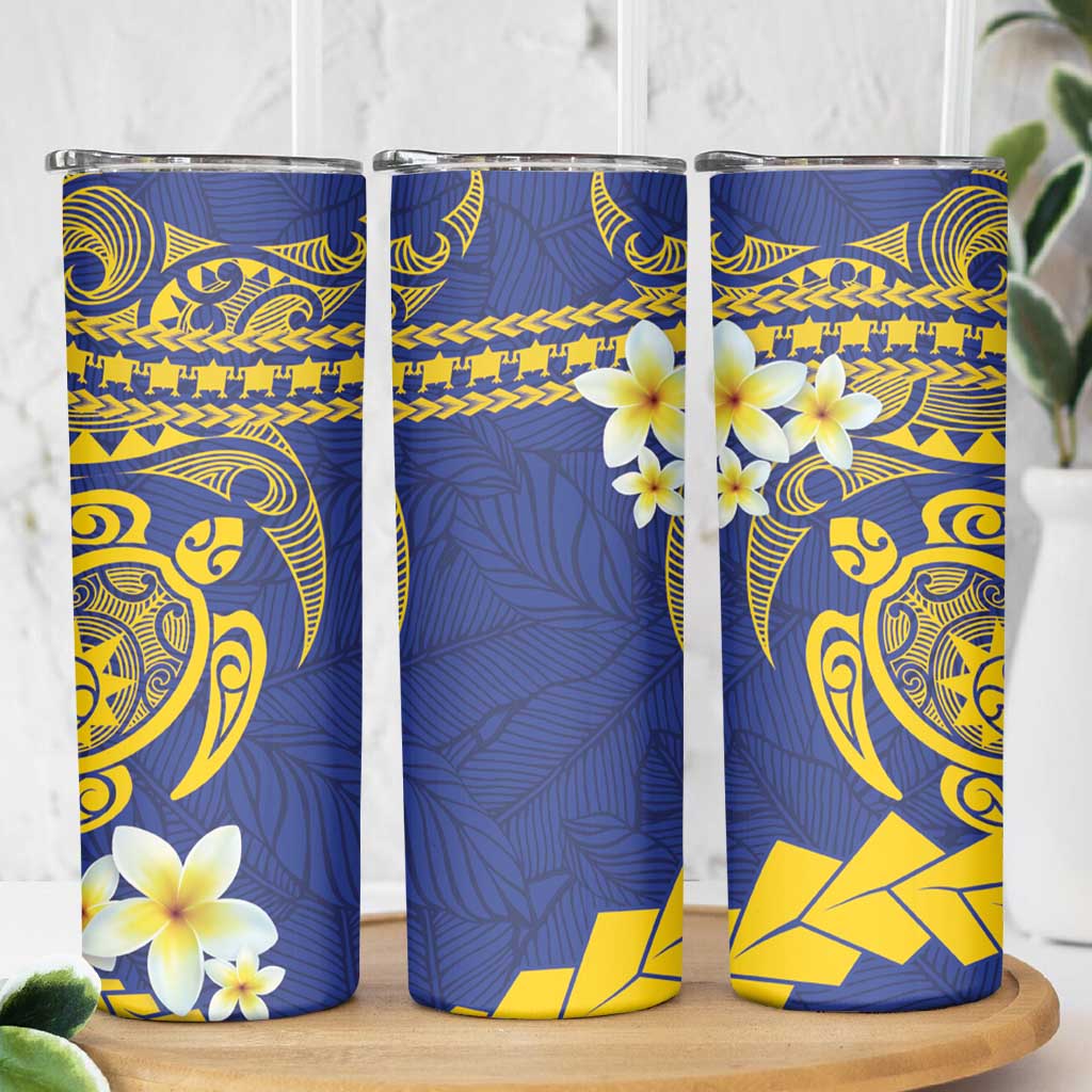 Te Vaiaho o te Gagana Tokelau Skinny Tumbler Polynesian Turtle - Malo Ni! LT14 - Polynesian Pride