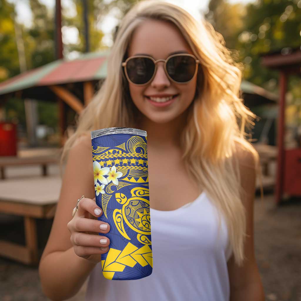 Te Vaiaho o te Gagana Tokelau Skinny Tumbler Polynesian Turtle - Malo Ni! LT14 - Polynesian Pride