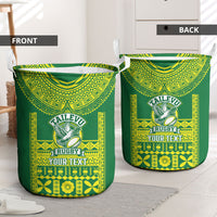 Fiji Tailevu Rugby Custom Laundry Basket Go Champions Fijian Tapa Pattern LT14 - Polynesian Pride