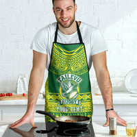 Fiji Tailevu Rugby Custom Apron Go Champions Fijian Tapa Pattern LT14 - Polynesian Pride
