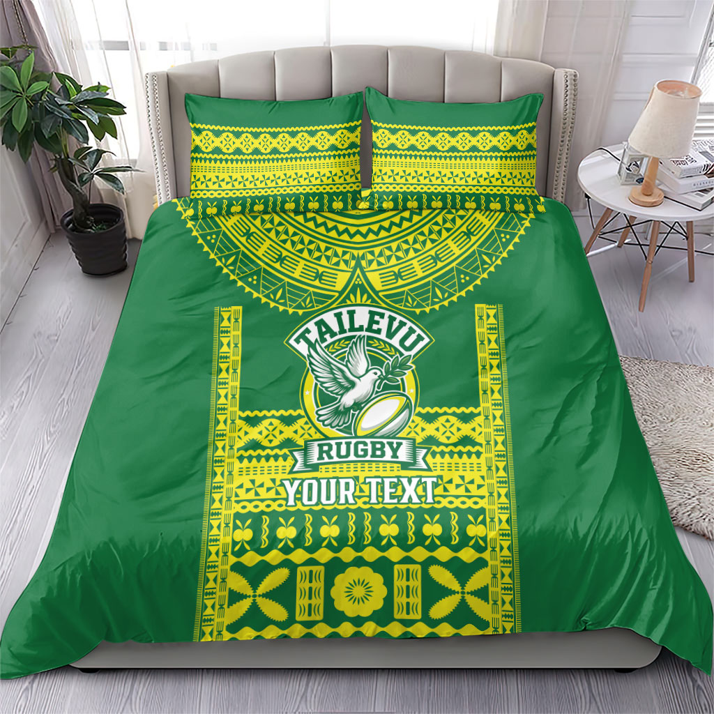 Fiji Tailevu Rugby Custom Bedding Set Go Champions Fijian Tapa Pattern LT14 - Polynesian Pride