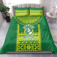 Fiji Tailevu Rugby Custom Bedding Set Go Champions Fijian Tapa Pattern LT14 - Polynesian Pride