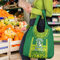 Fiji Tailevu Rugby Custom Grocery Bag Go Champions Fijian Tapa Pattern LT14 - Polynesian Pride