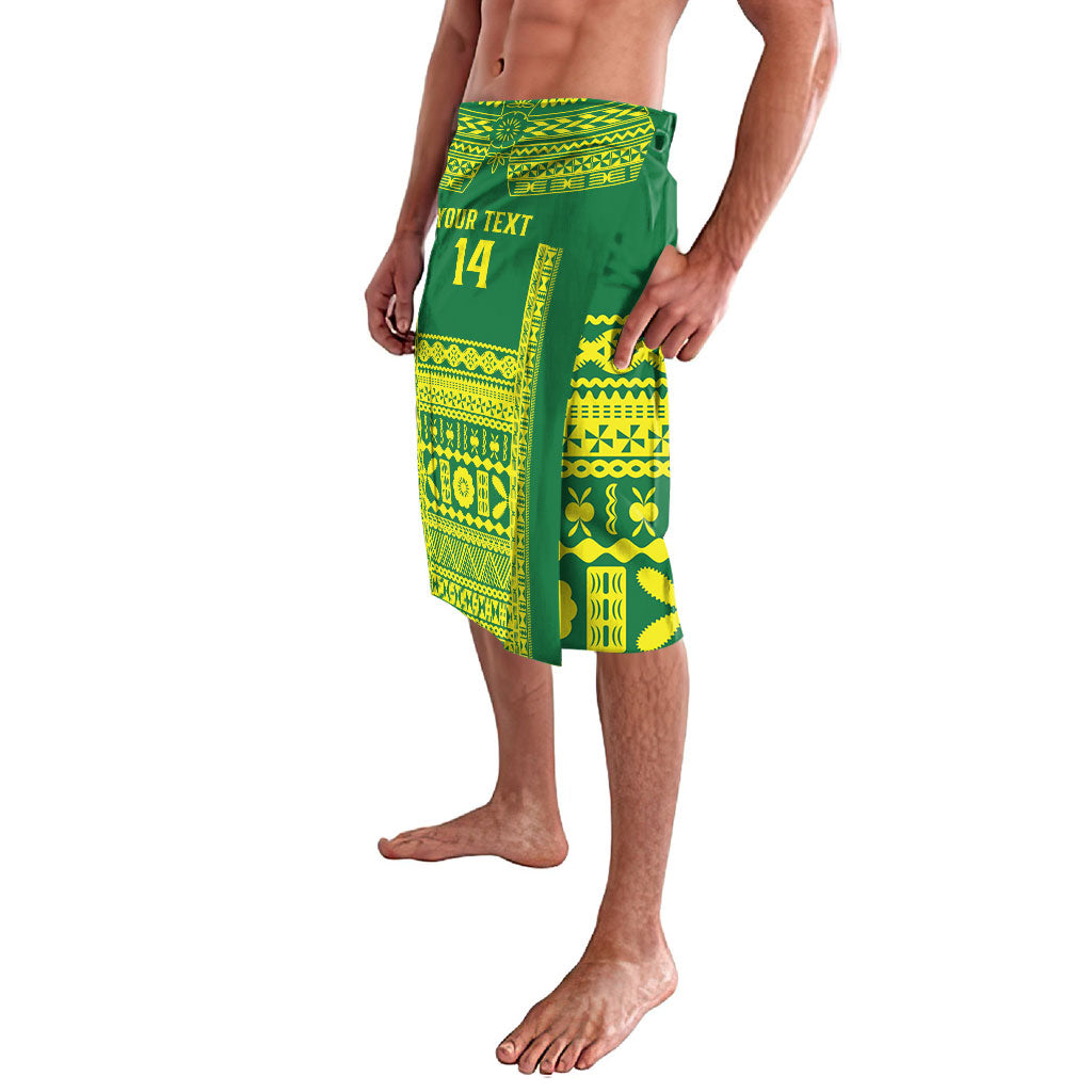 Fiji Tailevu Rugby Custom Lavalava Go Champions Fijian Tapa Pattern LT14 - Polynesian Pride