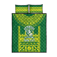 Fiji Tailevu Rugby Custom Quilt Bed Set Go Champions Fijian Tapa Pattern LT14 - Polynesian Pride