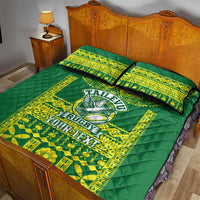 Fiji Tailevu Rugby Custom Quilt Bed Set Go Champions Fijian Tapa Pattern LT14 - Polynesian Pride
