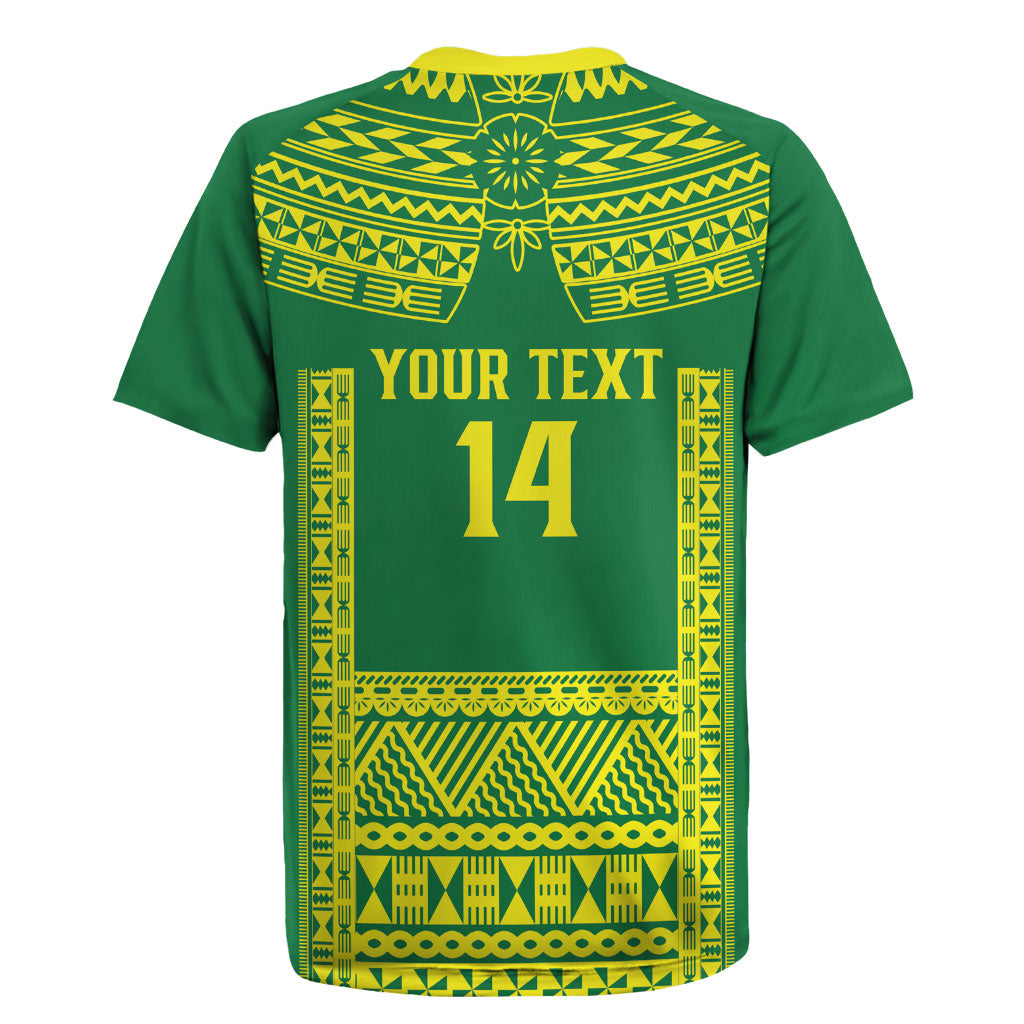 Fiji Tailevu Rugby Custom Rugby Jersey Go Champions Fijian Tapa Pattern LT14 - Polynesian Pride