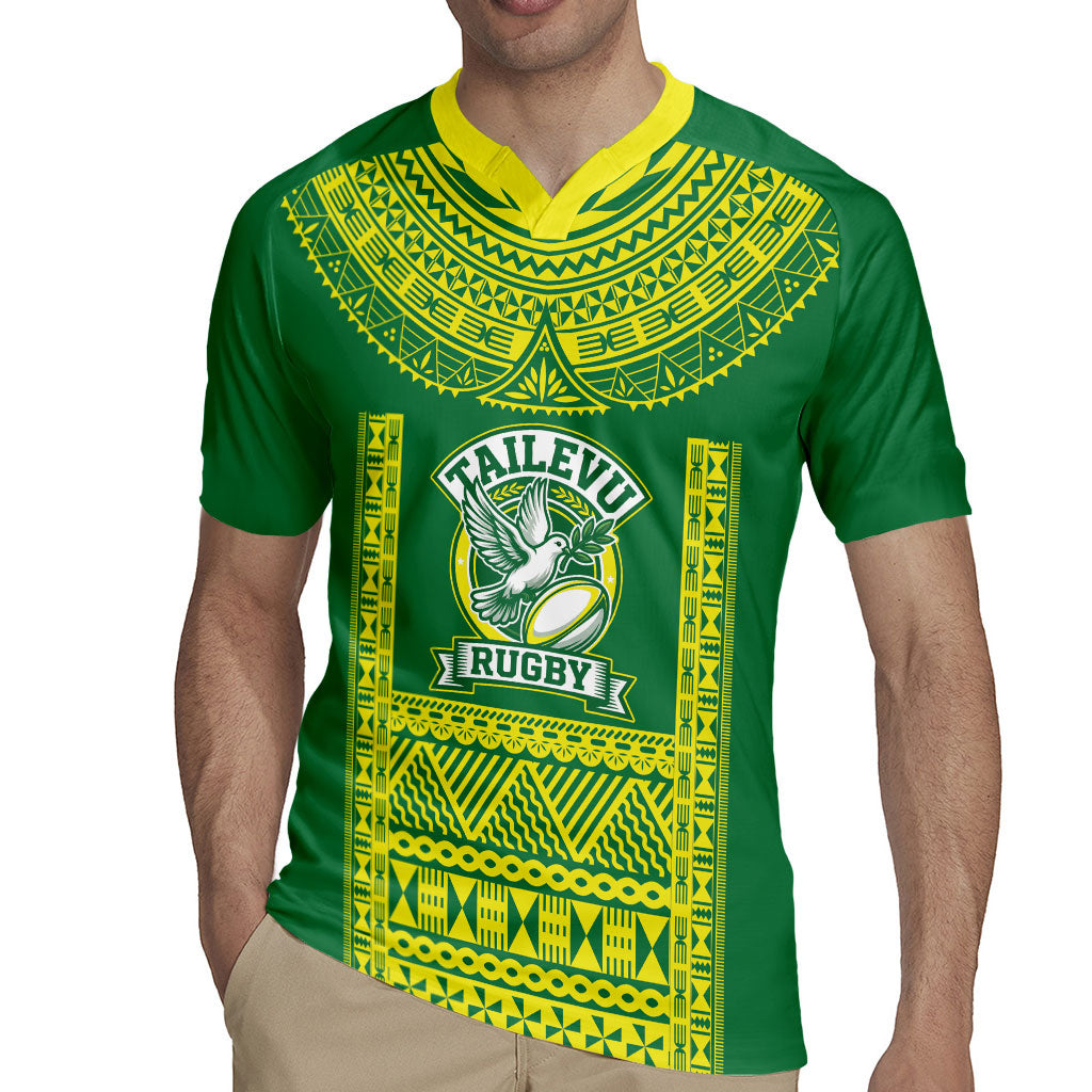 Fiji Tailevu Rugby Custom Rugby Jersey Go Champions Fijian Tapa Pattern LT14 - Polynesian Pride
