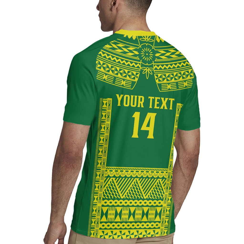 Fiji Tailevu Rugby Custom Rugby Jersey Go Champions Fijian Tapa Pattern LT14 - Polynesian Pride