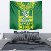 Fiji Tailevu Rugby Custom Tapestry Go Champions Fijian Tapa Pattern LT14 - Polynesian Pride