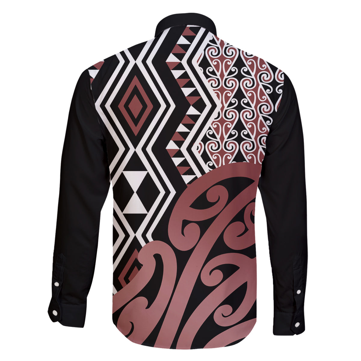 New Zealand Family Matching Puletasi Dress and Hawaiian Shirt Aotearoa Kowhaiwhai Mix Taniko Art LT14 - Polynesian Pride