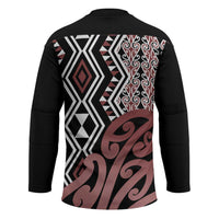 New Zealand Hockey Jersey Aotearoa Kowhaiwhai Mix Taniko Art LT14 - Polynesian Pride