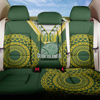 Avaiki Cook Islands Rugby Back Car Seat Cover Kuki Airani Tatau Green - Polynesian Pride