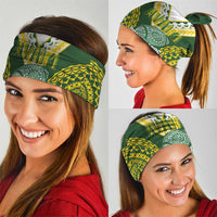Avaiki Cook Islands Rugby Neck Gaiter Kuki Airani Tatau Green LT14 - Polynesian Pride