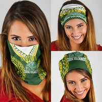 Avaiki Cook Islands Rugby Neck Gaiter Kuki Airani Tatau Green LT14 - Polynesian Pride