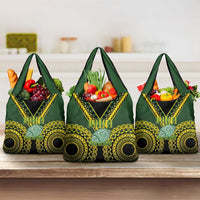 Avaiki Cook Islands Rugby Grocery Bag Kuki Airani Tatau Black - Polynesian Pride
