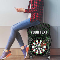 Personalised New Zealand Darts Luggage Cover Dartboard Maori Fern Puhoro Art LT14 - Polynesian Pride