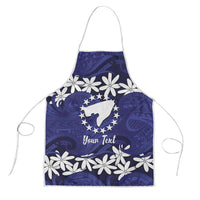 Personalised Cook Islands Pukapuka Apron Tiare Maori Polynesian Waves Tattoo
