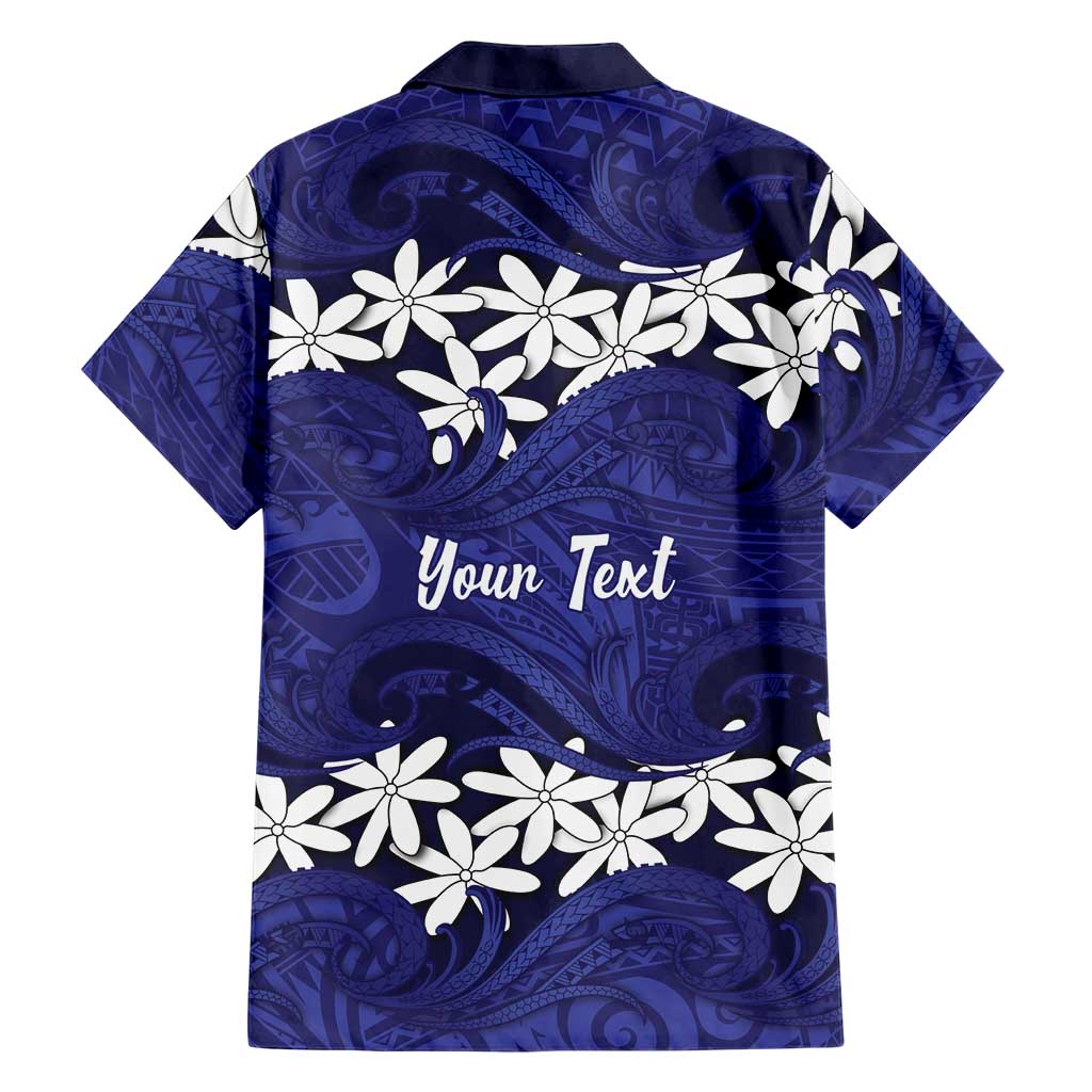 Personalised Cook Islands Pukapuka Family Matching Mermaid Dress and Hawaiian Shirt Tiare Maori Polynesian Waves Tattoo LT14 - Polynesian Pride