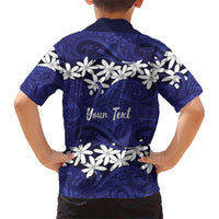 Personalised Cook Islands Pukapuka Family Matching Tank Maxi Dress and Hawaiian Shirt Tiare Maori Polynesian Waves Tattoo LT14 - Polynesian Pride