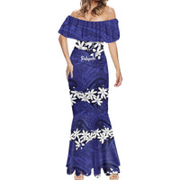 Personalised Cook Islands Pukapuka Mermaid Dress Tiare Maori Polynesian Waves Tattoo