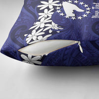 Personalised Cook Islands Pukapuka Pillow Cover Tiare Maori Polynesian Waves Tattoo