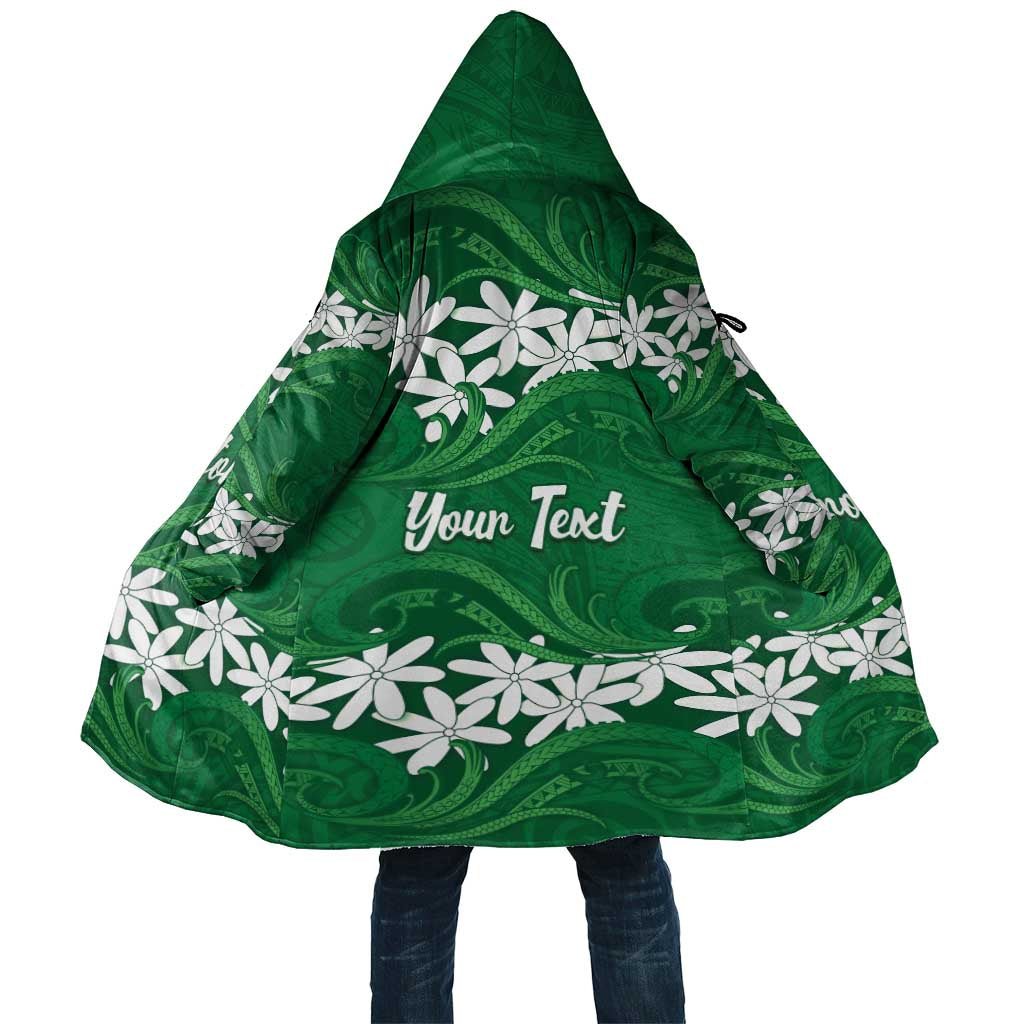 Personalised Cook Islands Rarotonga Cloak Tiare Maori Polynesian Waves Tattoo