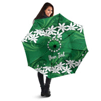 Personalised Cook Islands Rarotonga Umbrella Tiare Maori Polynesian Waves Tattoo LT14 - Polynesian Pride